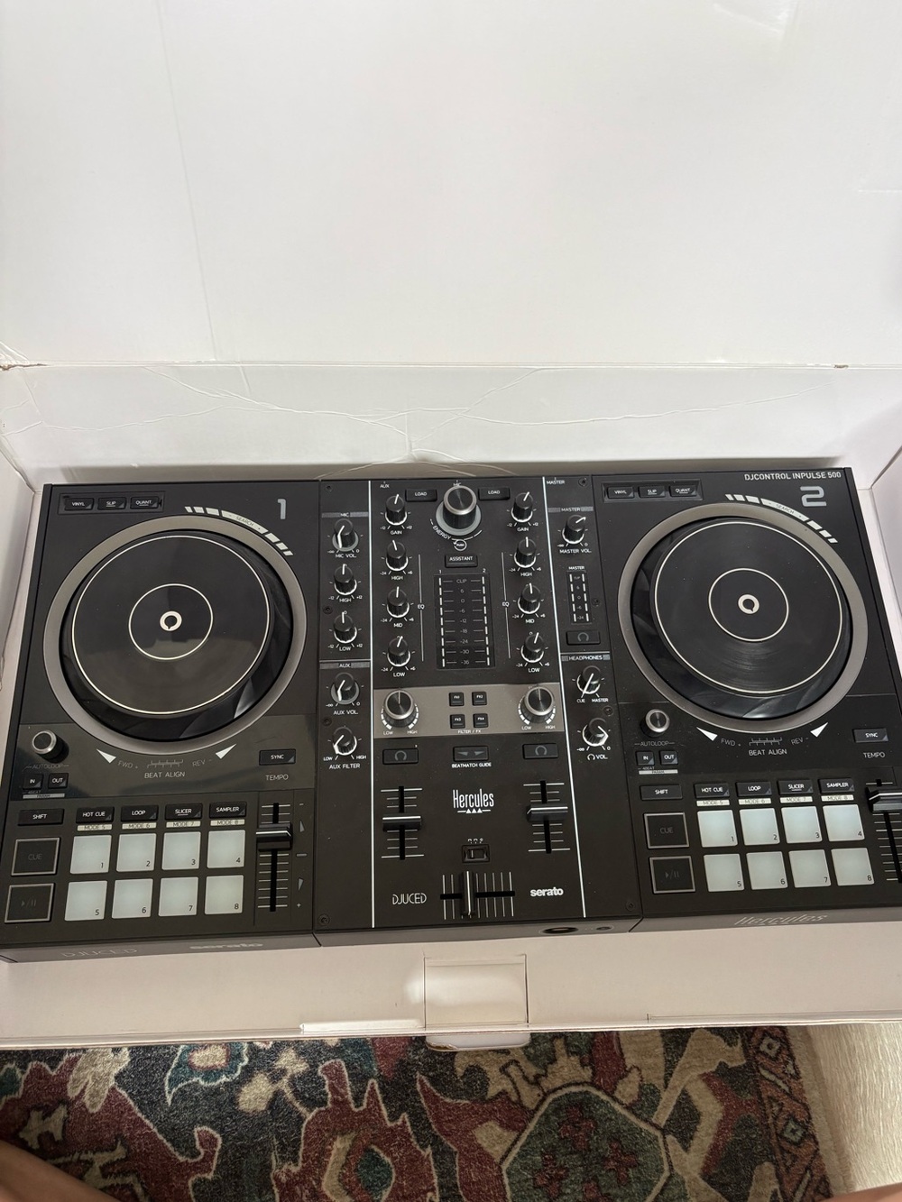 DJ Control Inpulse 500 Portable DJ Controller - Black